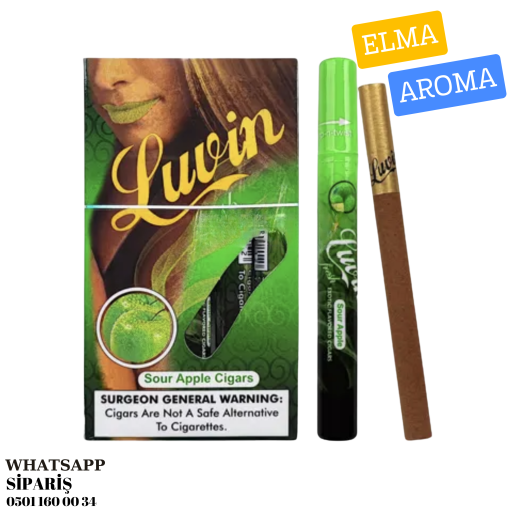 Luvin Fresh Sour Apple Elma Aromalı Sigarillo 5's Paket