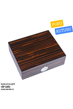 Humidor Puro Kutusu - Orijinal ispanyol sedir ağacı