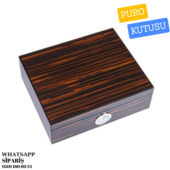 Humidor Puro Kutusu - Orijinal ispanyol sedir ağacı
