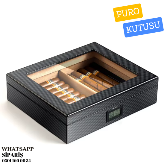 Cohiba Puro Kutusu - Karbon Humidor