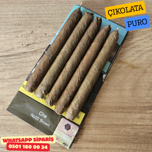 Che No22 Brown (Çikolata) Aromalı Islak Puro 1 Paket