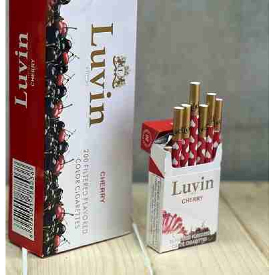 Luvin Fresh Cherry - Kiraz Aromalı Kalpli Sigara x10 Paket