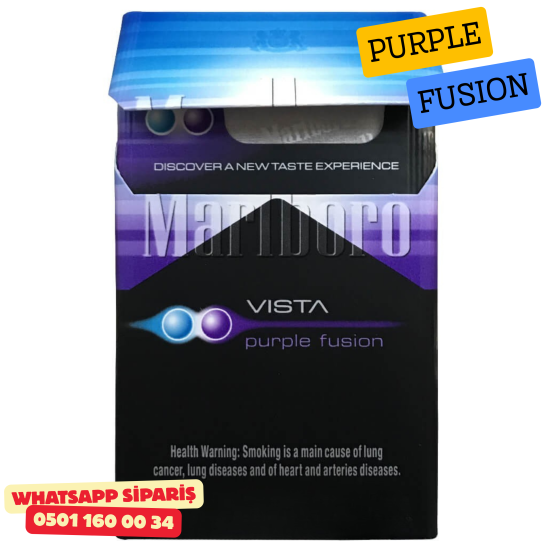 Marlboro Vista Fusion Purple Sigara ( Böğürtlen ve Mentol ) x10 Paket