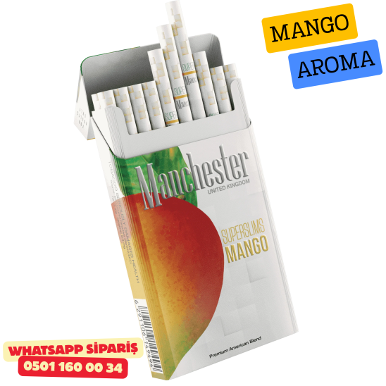 Manchester Superslims Mango Aromalı Sigara x10 Paket