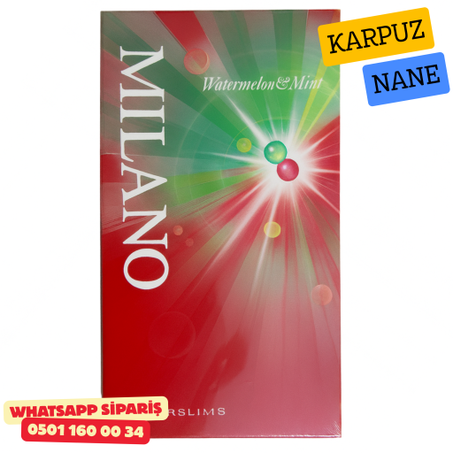 Milano Watermelon Mint Süper Slim Sigara x10 Paket