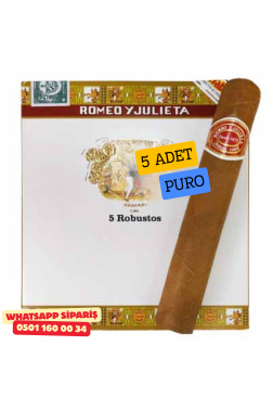 Romeo y Julieta Robusto 5's