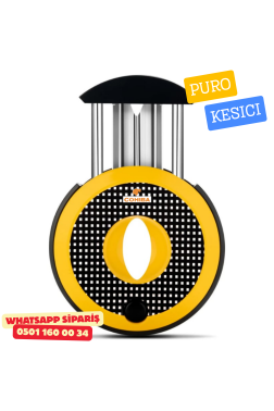 Cohiba Yuvarlak Sarı Tasarım V Tipi Kesici