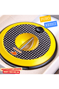 Cohiba Yuvarlak Sarı Tasarım V Tipi Kesici