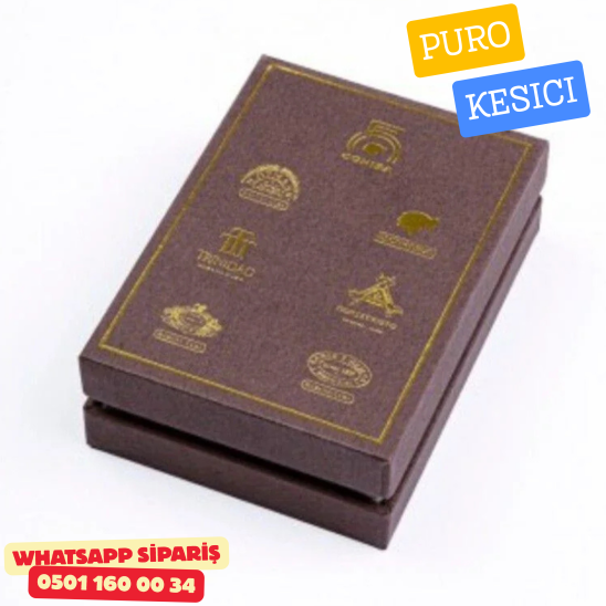 Cohiba Yuvarlak Sarı Tasarım V Tipi Kesici