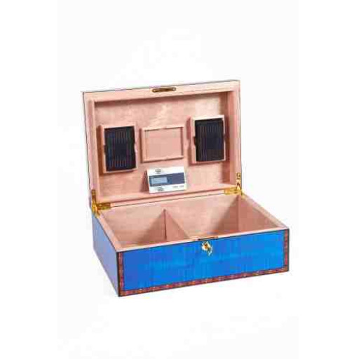 Mavi Sedir Humidor Puro Kutusu