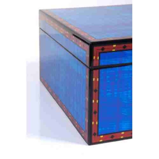 Mavi Sedir Humidor Puro Kutusu