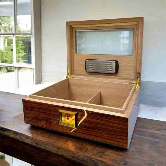 Lubinski Sedir Humidor Puro Kutusu Açık Meşe 40's