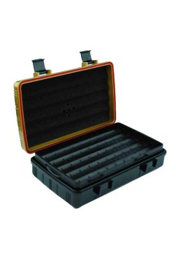 Parmida Seyahat Tipi Gold-Siyah Humidor Puro Kutusu