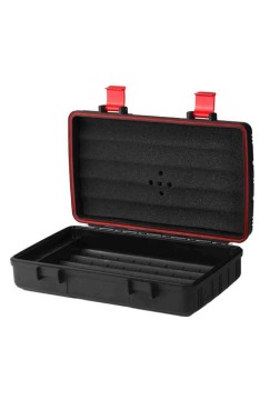 Parmida Seyahat Tipi Mat Siyah Humidor Puro Kutusu