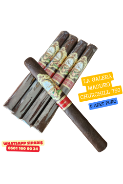 La Galera Maduro Churchill 5'li Puro Paket