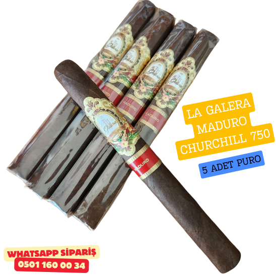 La Galera Maduro Churchill 5'li Puro Paket