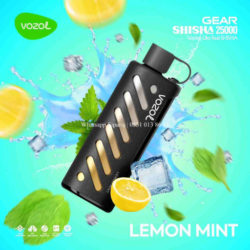 Vozol Gear Lemon Mint 25000 PUFF