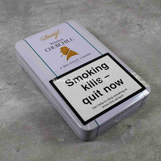 Davidoff Winston Churchill Traveller Belicoso Puro - 4'lü Kutu