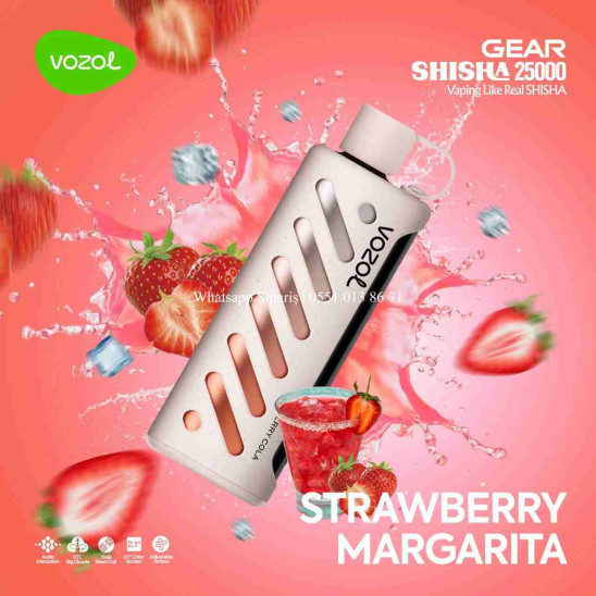 Vozol Gear Strawberry Margarıta 25000 PUFF