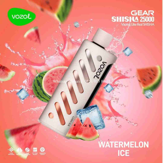 Vozol Gear Watermelon Ice 25000 PUFF