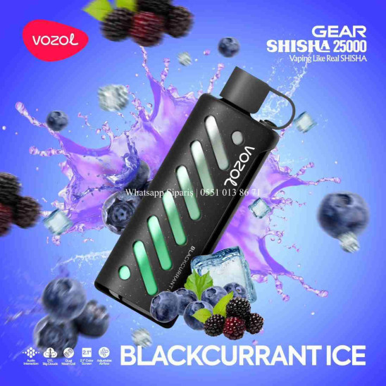 Vozol Gear Blackcurrant Ice 25000 PUFF