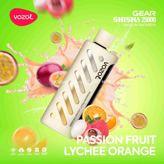 Vozol Gear Passion Fruit Lychee Orange 25000 PUFF