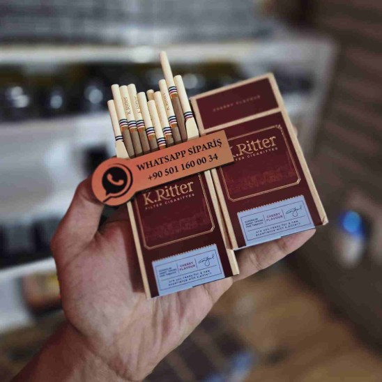 K.Ritter Cherry Super Slim – Kiraz Aromalı Sigara x10 Paket