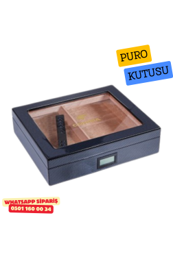 Cohiba Puro Kutusu - Karbon Humidor