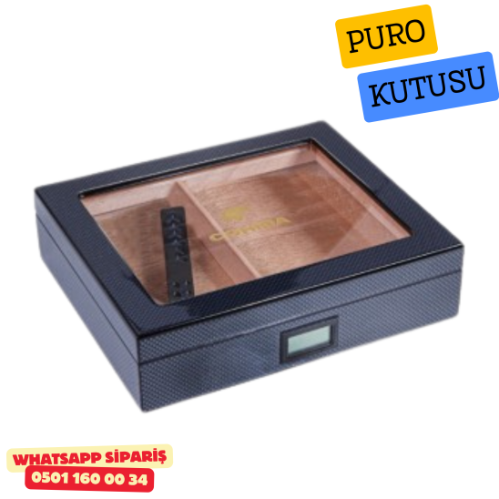 Cohiba Puro Kutusu - Karbon Humidor