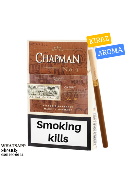 Chapman Cherry  Slim Tatlı Kiraz Aromalı Sigara x10 Paket