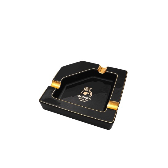 Cohiba 55. Yıl Siyah Üçlü Porselen Puro Küllüğü