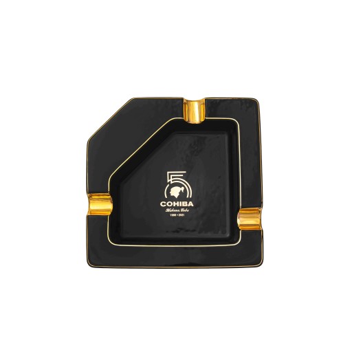 Cohiba 55. Yıl Siyah Üçlü Porselen Puro Küllüğü
