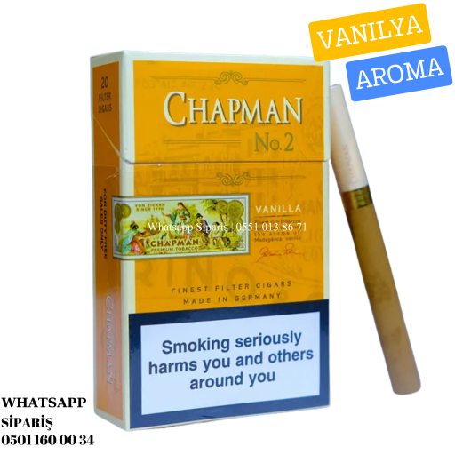 Chapman Vanılla Tatlı Vanilya Aromalı Sigara x10 Paket