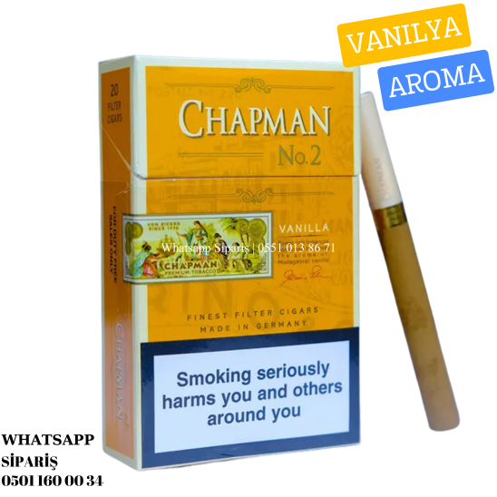 Chapman Vanılla Tatlı Vanilya Aromalı Sigara x10 Paket