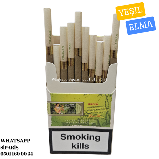 Chapman Endless Summer Green Slim Yeşil Elma Aromalı Sigara x10 Paket