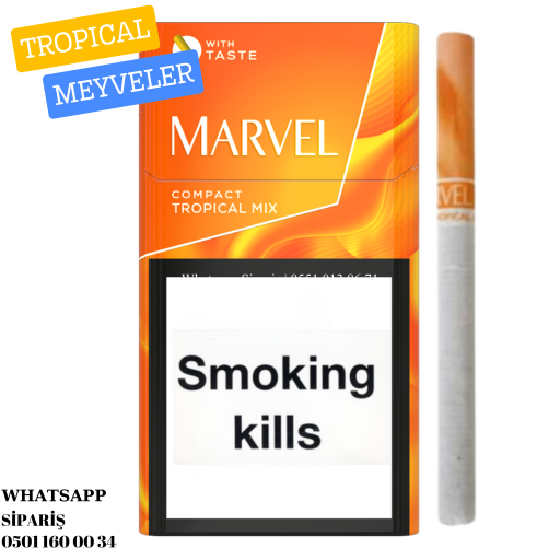Marvel Compact Tropıcal Mix Sigara x10 Paket