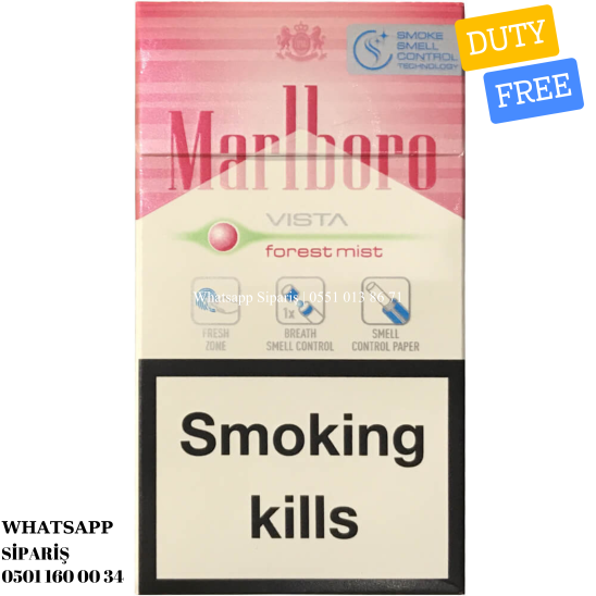 Marlboro Vista Forest Mist İthal Süper Slim Sigara x10 Paket