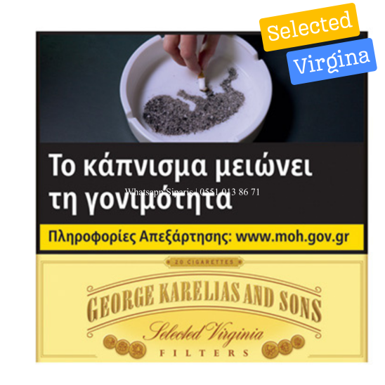 George Karelıas And Sons Selected Virgina Sigara x10 Paket