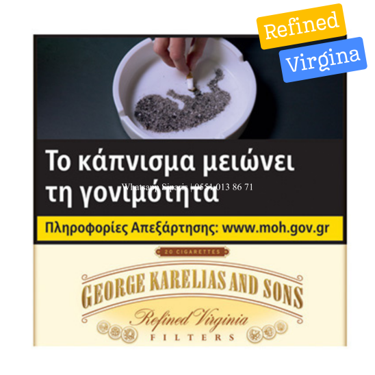George Karelıas And Sons Refined Virgina Sigara 1 Paket