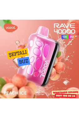 Vozol Rave Peach Ice 40000 PUFF