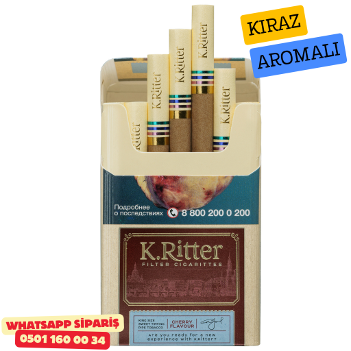 K.RITTER CHERRY – Kiraz Aromalı Sigara x10 Paket