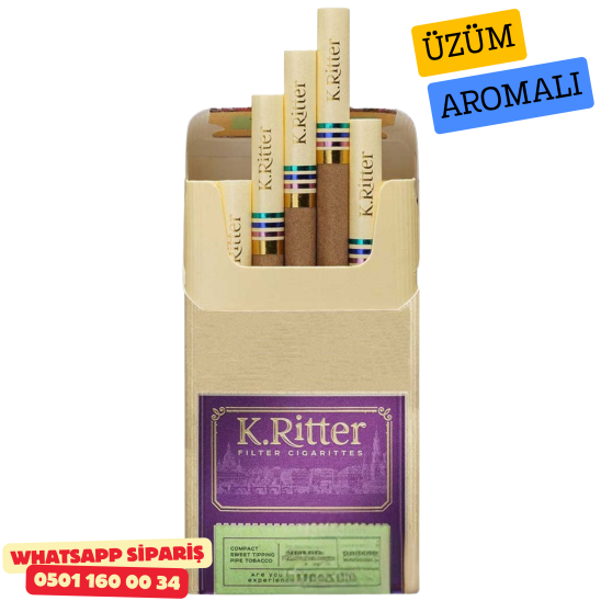 K.Ritter CURRANT FLAVOUR – Üzüm Aromalı Sigara x10 Paket