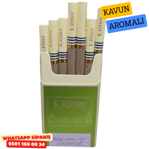 K.Ritter MELON FLAVOUR – Kavun Aromalı Sigara x10 Paket