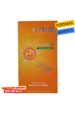 Oris Pulse Menthol Orange Süperslims Sigara (Portakal Menthol) x10 Paket