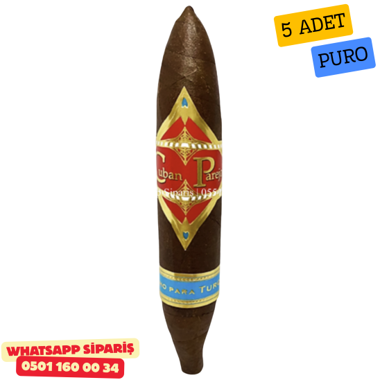 Cuban Parejo Habano Oscuro No7 - 5'li Puro Paket