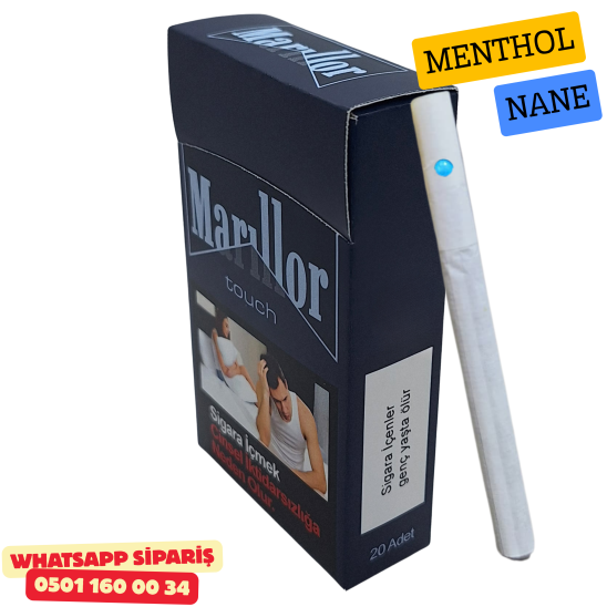 Malbor Touch Menthol Mint – Tek Patlatmalı Mentollü Nane Aromalı Sarma Sigara x10 Paket