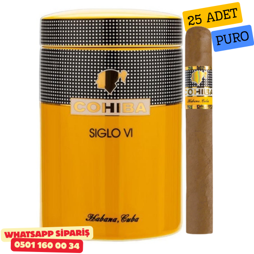 Cohiba Sıglo VI - Seramik Kavanoz - 25 Puro Dahil