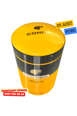 Cohiba Sıglo VI - Seramik Kavanoz - 25 Puro Dahil