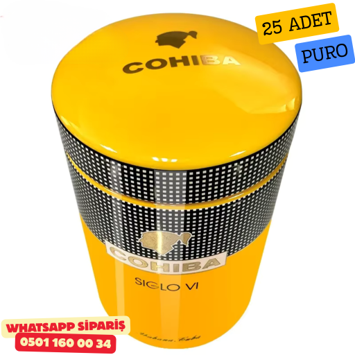 Cohiba Sıglo VI - Seramik Kavanoz - 25 Puro Dahil