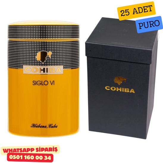 Cohiba Sıglo VI - Seramik Kavanoz - 25 Puro Dahil